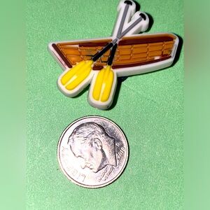 (10 for $15) Fishing Boat Lake River Crocs Shoe Charms